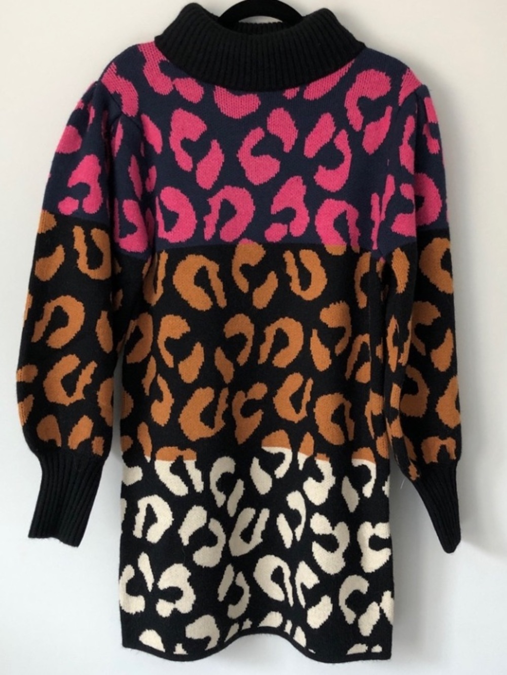 FARM Rio Leopard Sweater Dress - Picture 2 of 6